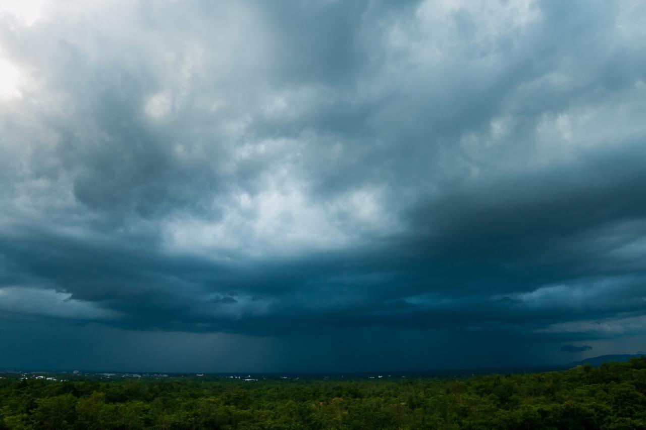 Segunda-feira com tempo instável e tempestades em Mato Grosso do Sul
