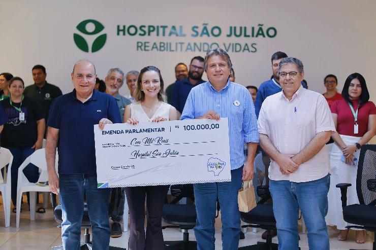 Emenda de R$ 100 mil do deputado Caravina fortalece atendimento no Hospital São Julião