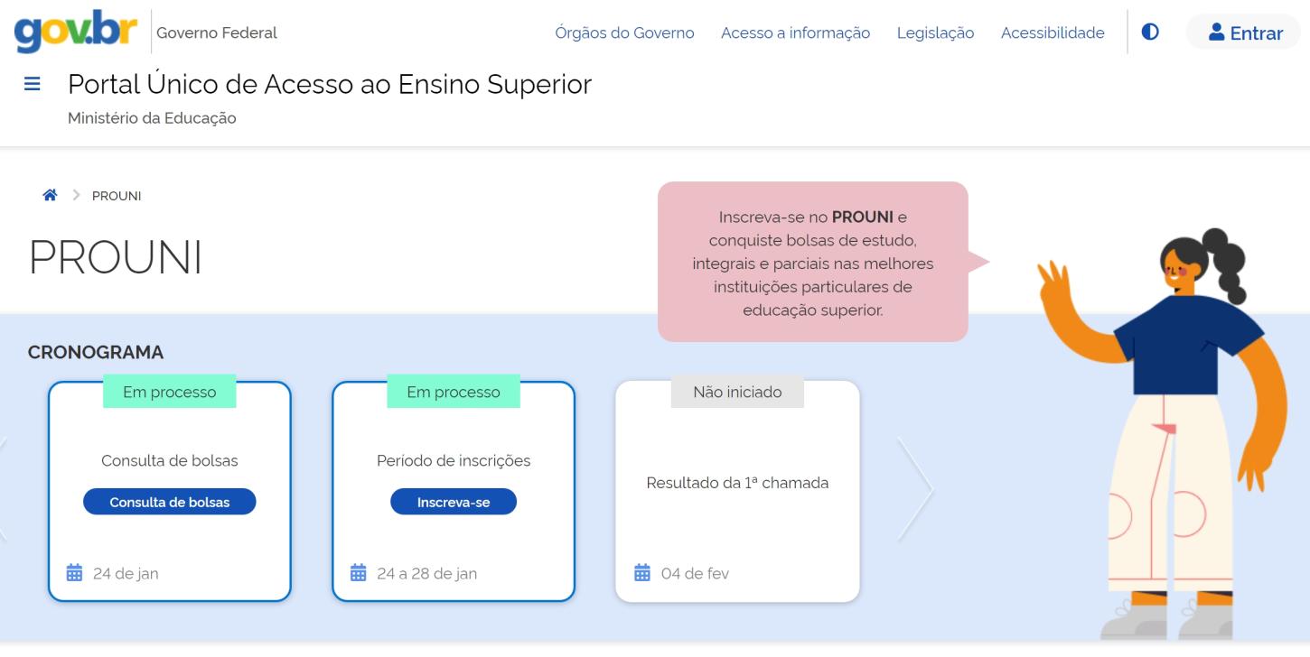 Inscrições para o Prouni 2025 terminam nesta terça-feira (28)