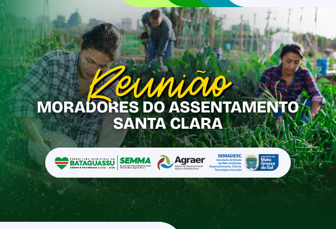 Reunião do Pró-Solo em Bataguassu mobiliza assentados do Santa Clara para melhorias nas estradas rurais