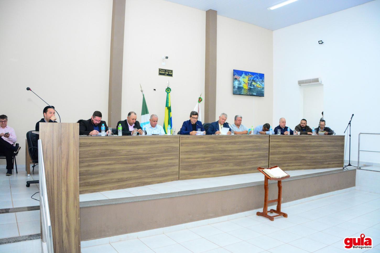 Câmara Municipal de Bataguassu analisa projetos e indicações na 26ª Sessão Ordinária