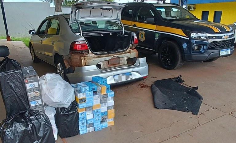 PRF intercepta carga ilegal e apreende 178 celulares que seriam entregues em Bataguassu