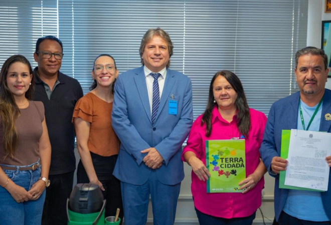 Bataguassu firma adesão ao Programa Terra Cidadã em reunião realizada no INCRA/MS
