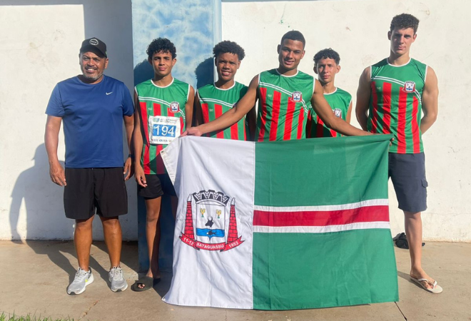 Jovens atletas de Bataguassu lideram ranking e acumulam medalhas no Estadual de Atletismo