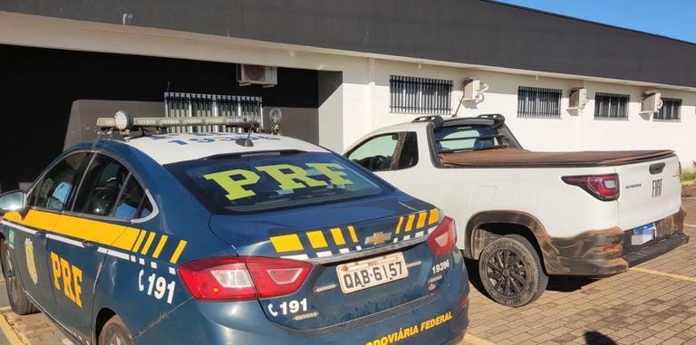 Picape furtada em Minas Gerais é recuperada pela PRF em Bataguassu