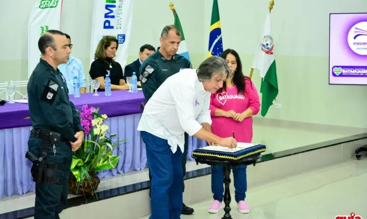 Destaques Do Lançamento Do Programa Mulher Segura Da Polícia Militar Em Parceria Com A Prefeitura De Bataguassu