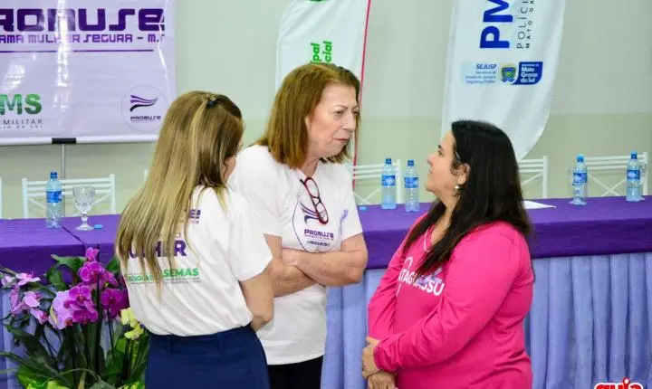 Destaques Do Lançamento Do Programa Mulher Segura Da Polícia Militar Em Parceria Com A Prefeitura De Bataguassu