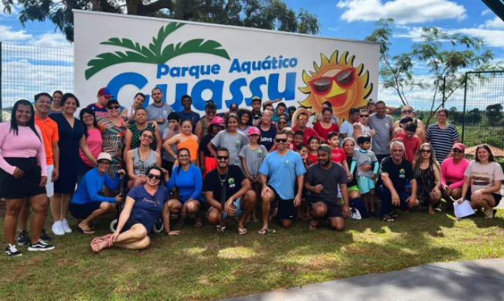 Estudantes da APAE de Bataguassu participam de visita especial ao Parque Aquático Municipal “Guassu”