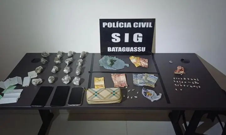 Polícia Civil prende duas mulheres por tráfico em Bataguassu