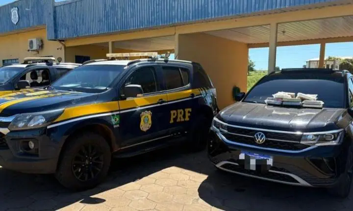PRF apreende mais de 10 kg de skunk e crack em operação na BR-267, em Bataguassu